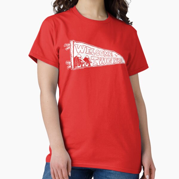 Item preview, Twin Peaks Collegiate Pennant Welcome To Twin Peaks Logo designed and sold by FifthSun.