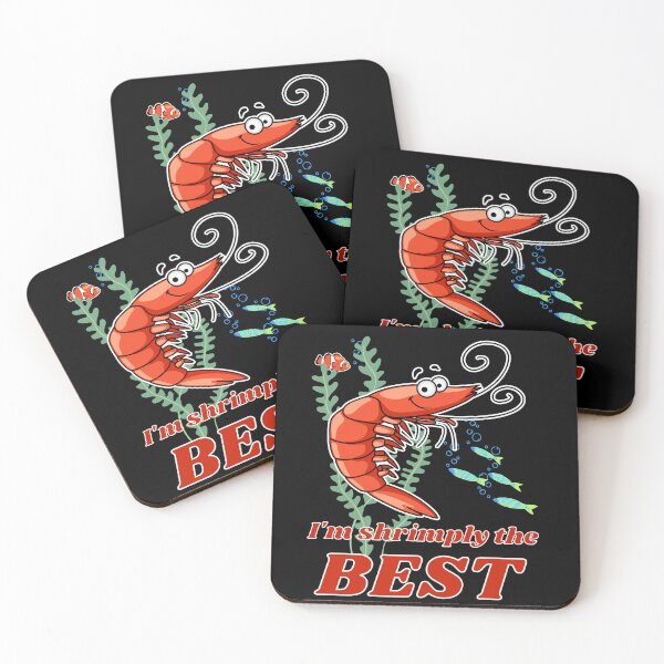Item preview, Shrimply The Best For Shrimp Lovers designed and sold by BluePlanetMerch.