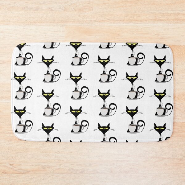 Item preview, Cat with coffee   - Cat & coffee lovers lovers  designed and sold by Paint84.