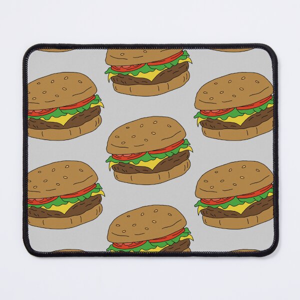 Item preview, Burger (Light Grey) designed and sold by Reba Lou.