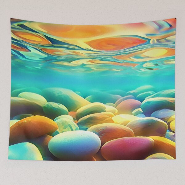 Item preview, Warm River Pebbles designed and sold by sylbealvaguez.