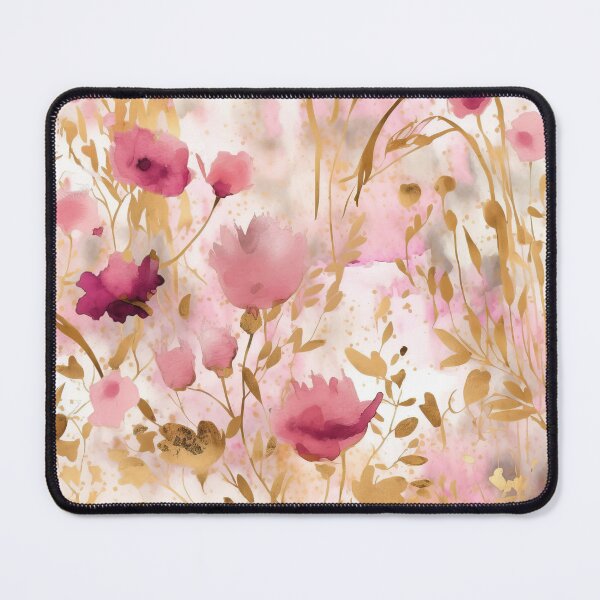 Item preview, Blush Watercolor WIldflowers Meadow 2 designed and sold by UtArt.