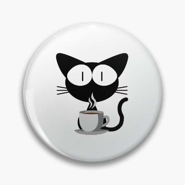 Item preview, Cat with coffee   - Cat & coffee lovers lovers  designed and sold by Paint84.