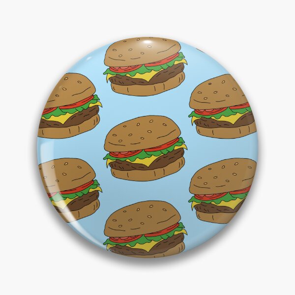 Item preview, Burger (Blue) designed and sold by Reba Lou.