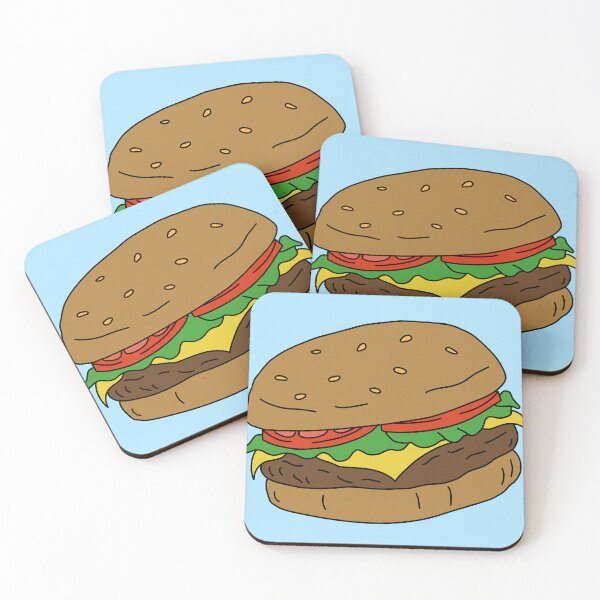 Item preview, Burger (Blue) designed and sold by Reba Lou.