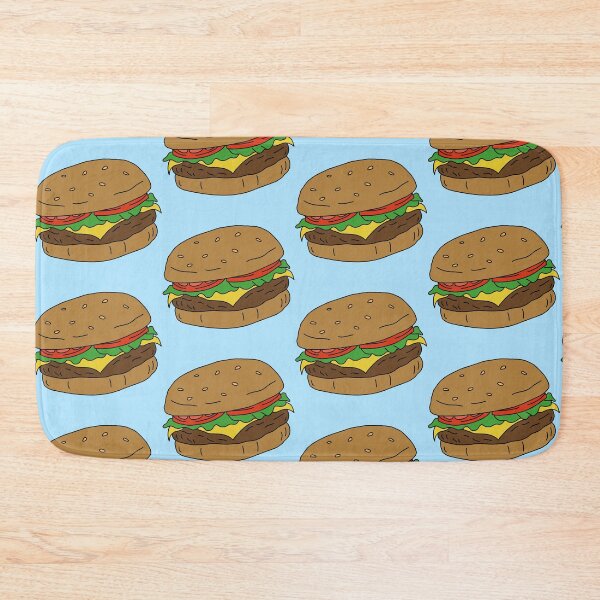 Item preview, Burger (Blue) designed and sold by Reba Lou.