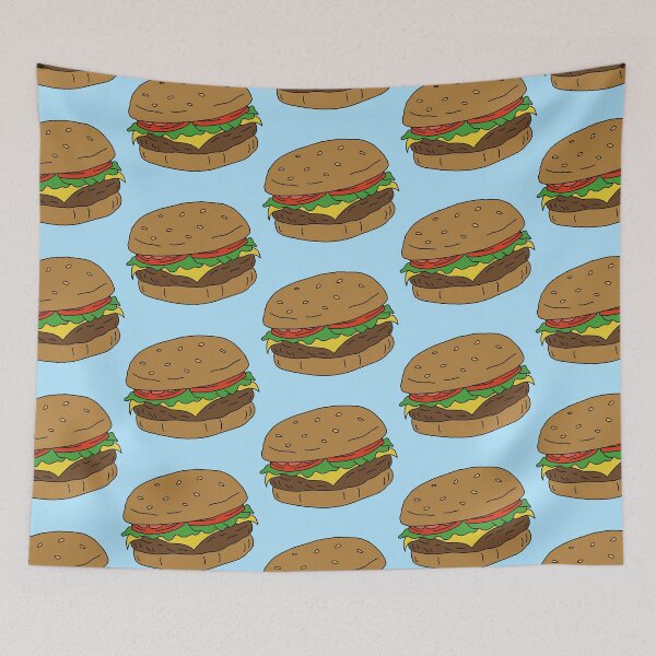 Item preview, Burger (Blue) designed and sold by Reba Lou.