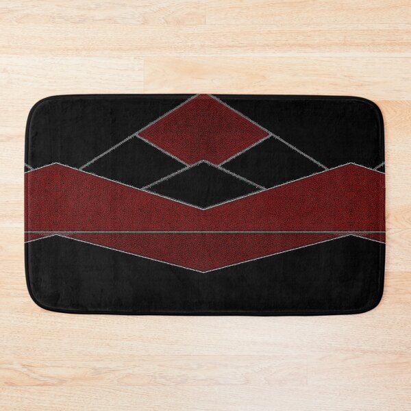 Item preview, *Wonderful Geometric Abstract Triangular Pattern Red and Black*  designed and sold by Ralek.