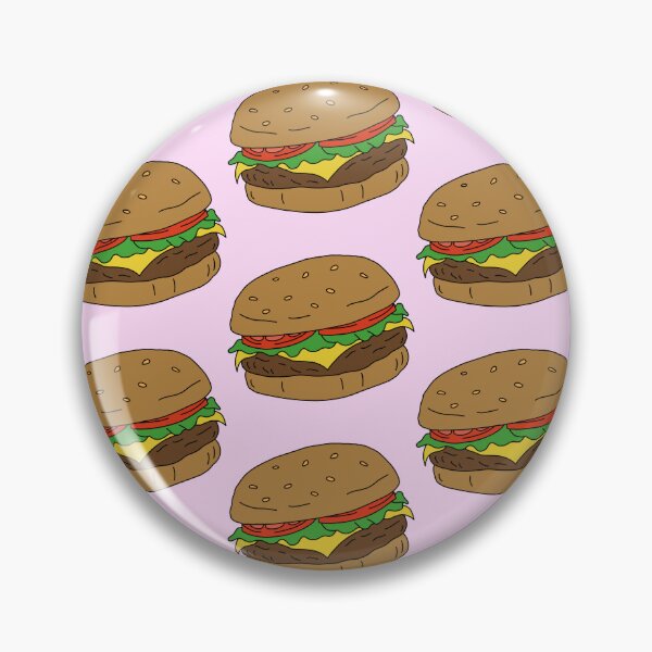 Item preview, Burger (Pink) designed and sold by Reba Lou.