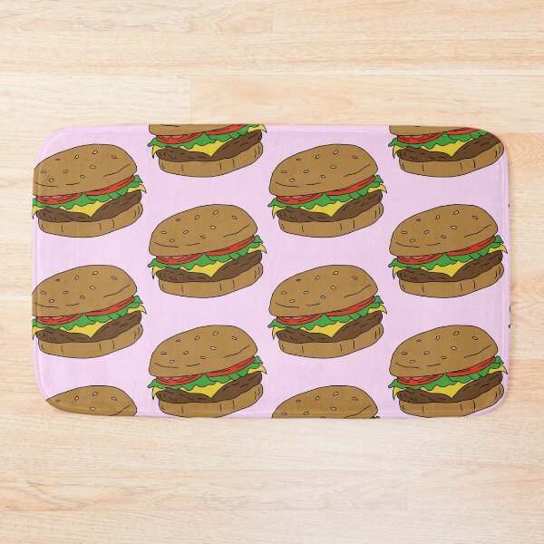 Item preview, Burger (Pink) designed and sold by Reba Lou.