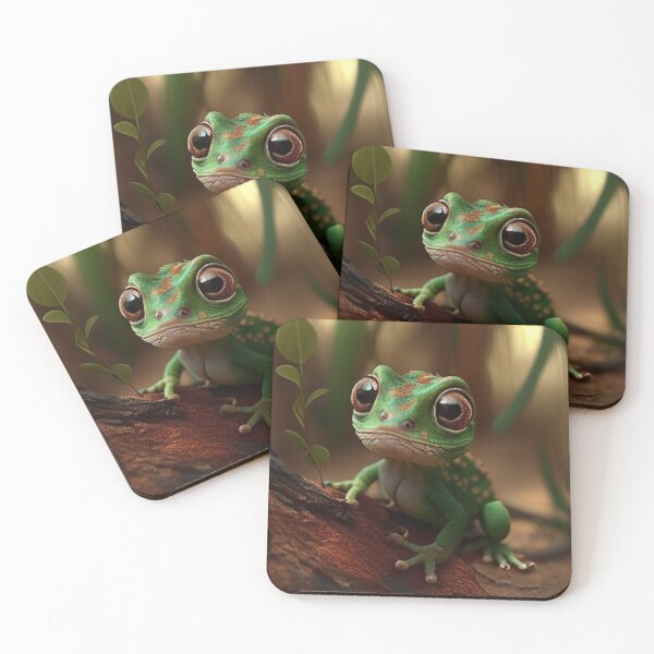 Item preview, Cartoon Geeko in Vibrant Colors designed and sold by M-Lin.