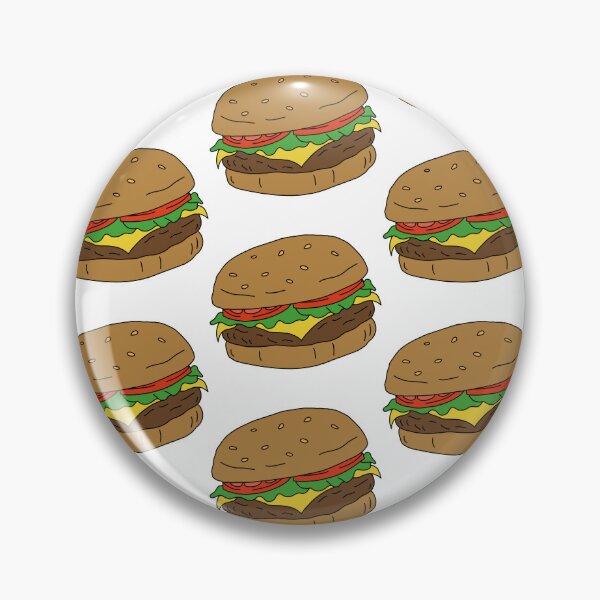 Item preview, Burger (White) designed and sold by Reba Lou.