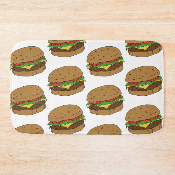Item preview, Burger (White) designed and sold by Reba Lou.