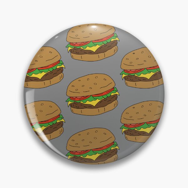 Item preview, Burger (Grey) designed and sold by Reba Lou.