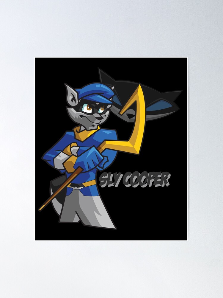 Sly Cooper Artwork Playstation Poster Premium Semi-glossy 