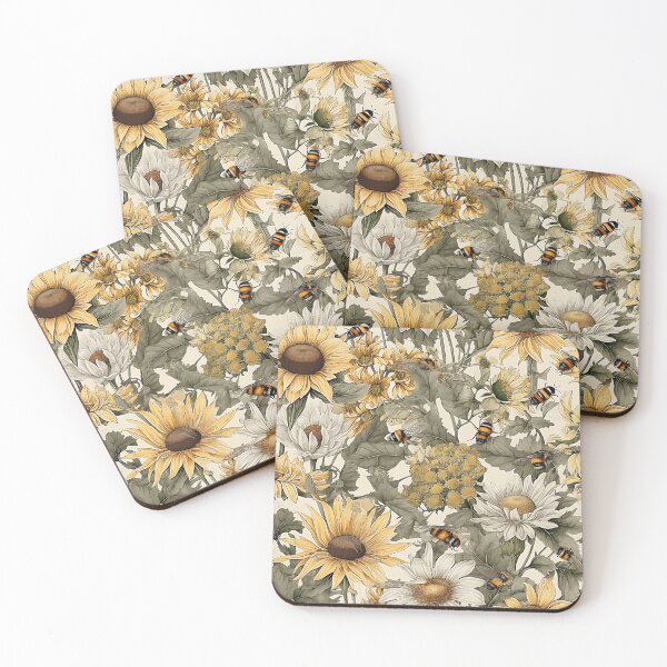 Item preview, Sunflowers with Bees  designed and sold by DavisDesigns79.