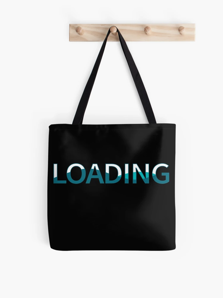 Thumbnail 1 of 2, Tote Bag, Smart Word: Loading designed and sold by FancifulDesign.