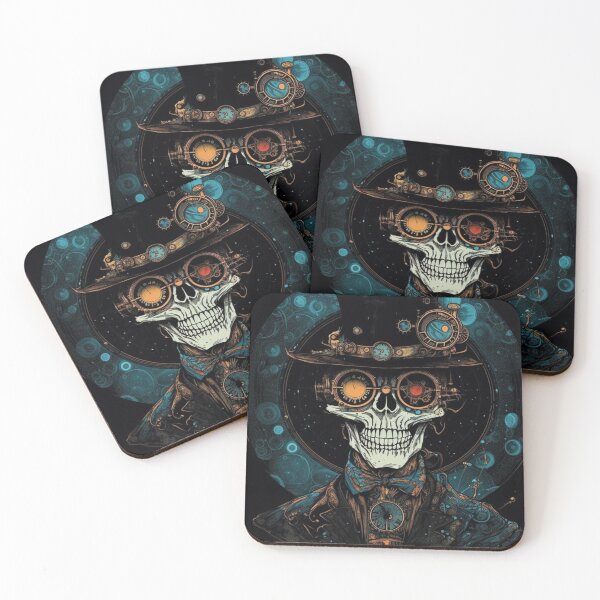 Item preview, Whimsical Psychedelic Skull Madhatter Graphic Design V.2 designed and sold by Pexelpanoramas.