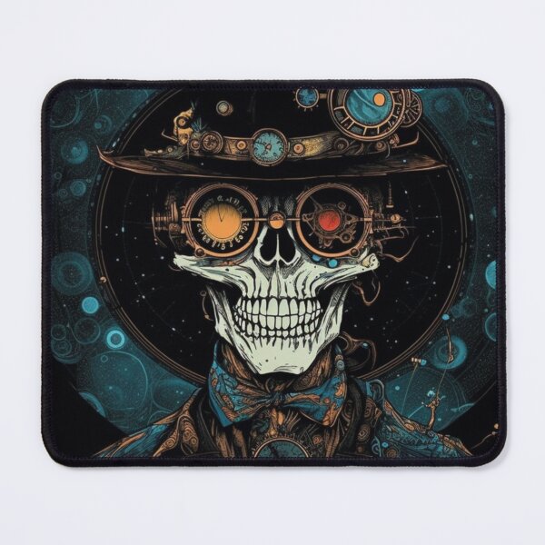 Item preview, Whimsical Psychedelic Skull Madhatter Graphic Design V.2 designed and sold by Pexelpanoramas.