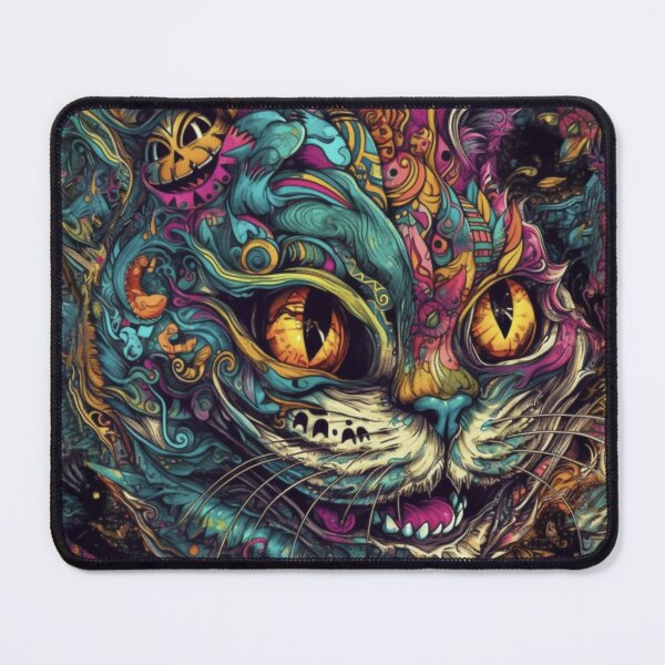 Item preview, Psychedelic Cat In Wonderland designed and sold by unthinkabletees.