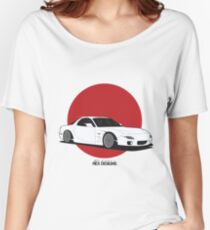 Mazda RX7 (Rising Sun) Relaxed Fit T-Shirt