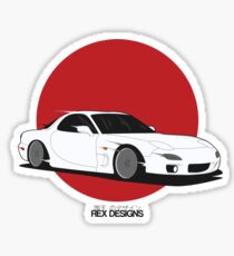 Mazda RX7 (Rising Sun) Sticker