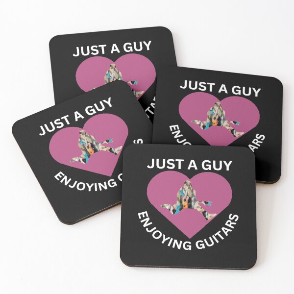 Item preview, Just a Guy Enjoying Guitars Funny Saying designed and sold by HanaiPrint.
