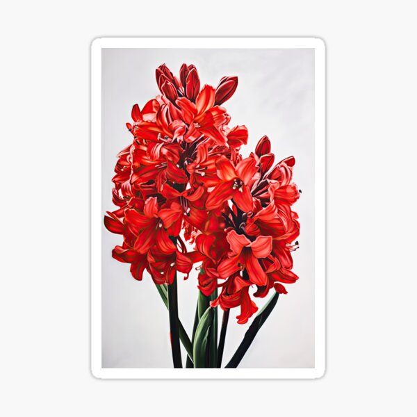 Aperçu de l'œuvre Red Hyacinth  créée et vendue par Vanover Designs.