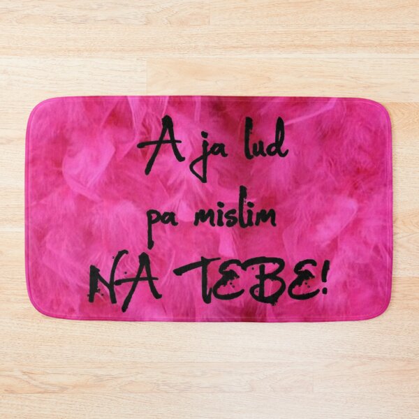 Item preview, Lyrics - A ja lud pa mislim na tebe (Dvadesete) designed and sold by Marija Barisic.