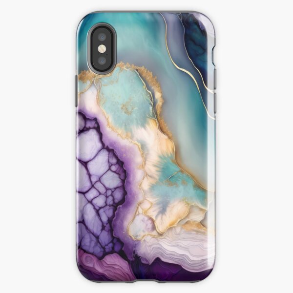 Item preview, Purple And Ice Blue Agate designed and sold by MysticMarble.