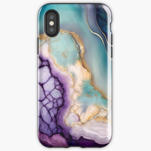 Item preview, Purple And Ice Blue Agate designed and sold by MysticMarble.