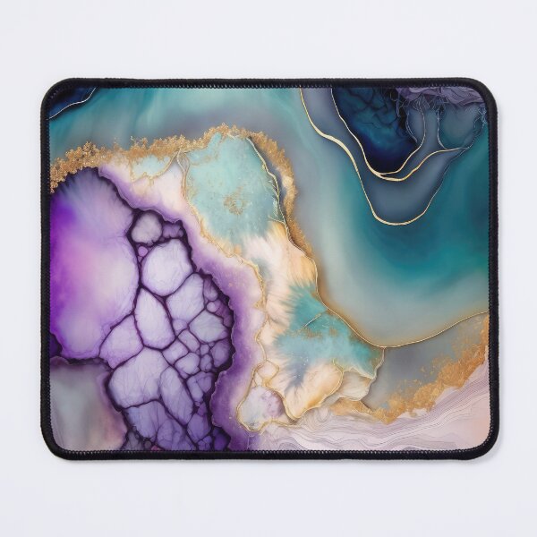 Item preview, Purple And Ice Blue Agate designed and sold by MysticMarble.
