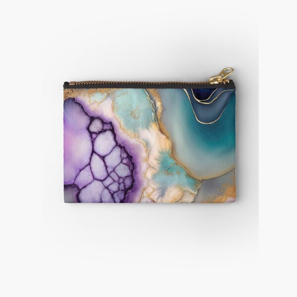 Item preview, Purple And Ice Blue Agate designed and sold by MysticMarble.