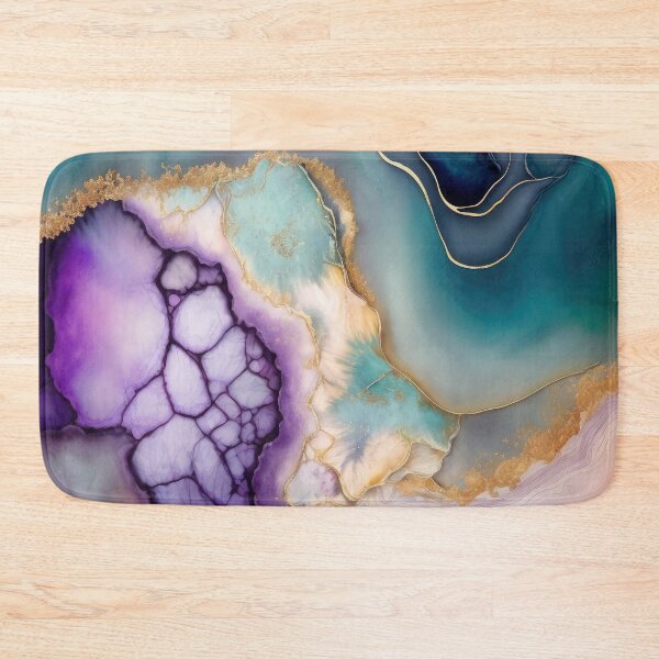 Item preview, Purple And Ice Blue Agate designed and sold by MysticMarble.