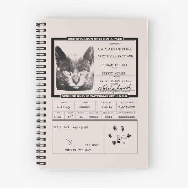 Item preview, Herman The Cat, Baltimore designed and sold by Julio Benitez.