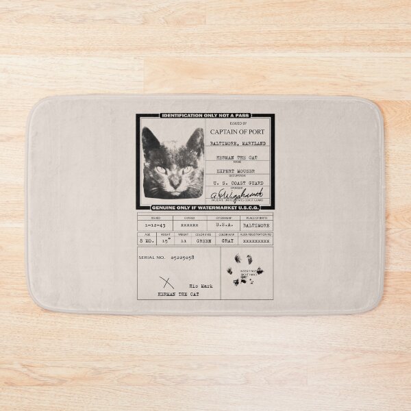 Item preview, Herman The Cat, Baltimore designed and sold by Julio Benitez.