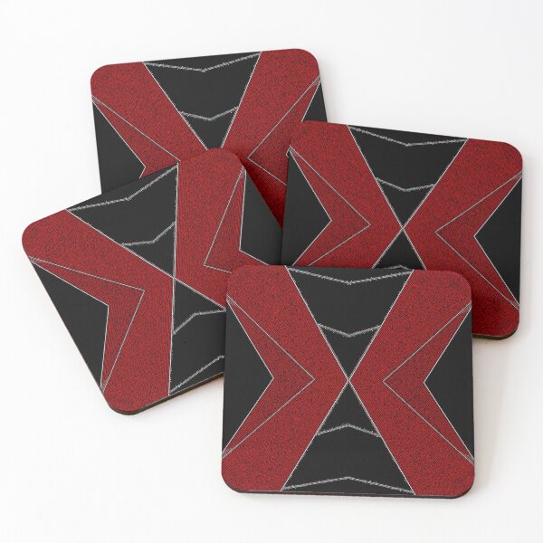 Item preview,  *Wonderful Geometric Abstract Triangular Pattern Red and Black*  designed and sold by Ralek.