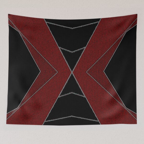 Item preview,  *Wonderful Geometric Abstract Triangular Pattern Red and Black*  designed and sold by Ralek.