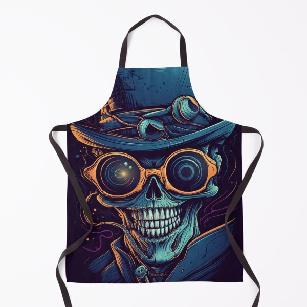 Item preview, Whimsical Psychedelic Skull Madhatter Graphic Design V.3 designed and sold by Pexelpanoramas.