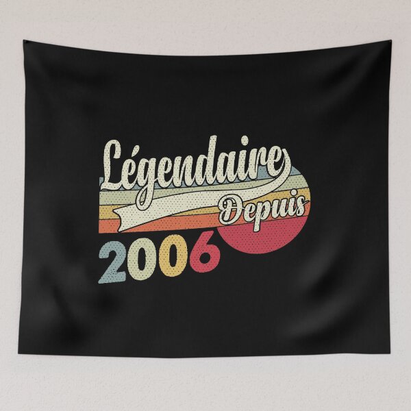 Item preview, Vintage Légendairy Depuis 2006 Original Limited Edition 17 Year Old Birthday Gifts designed and sold by YAHIA-14.