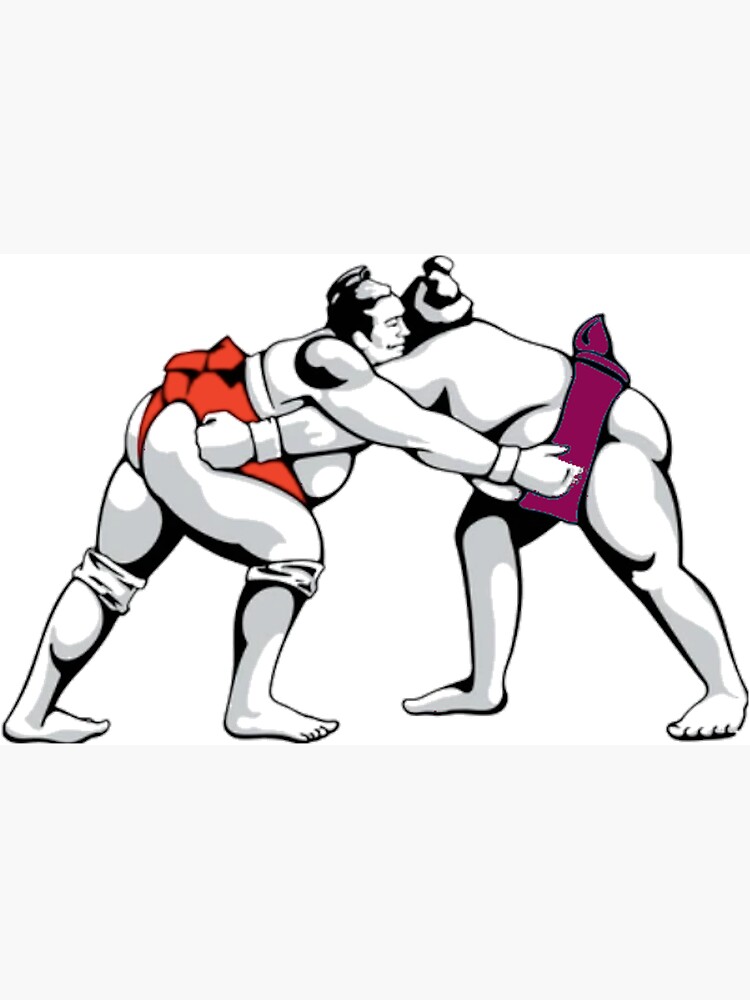 Sumo #3 Magnet for Sale by Gentle40Winks