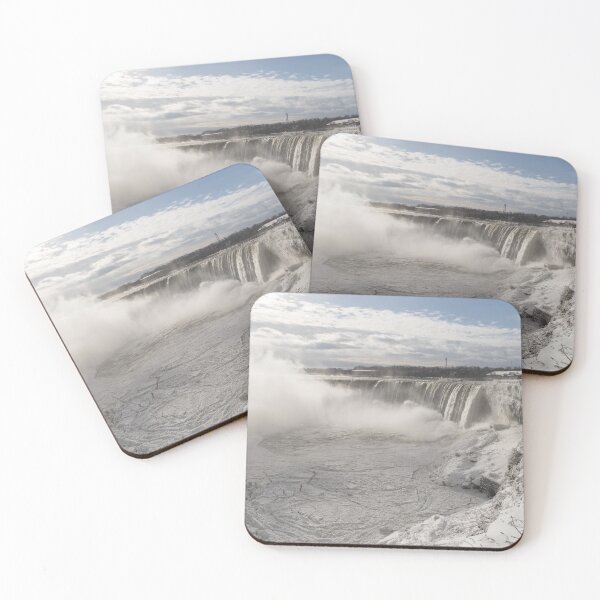 Item preview, Freezing Fury - Niagara Falls Spectacular Icefields designed and sold by Georgia Mizuleva.