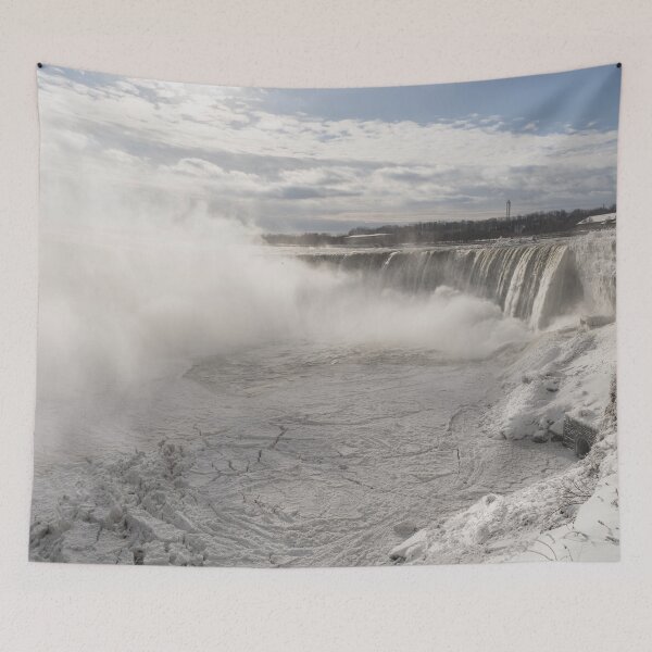 Item preview, Freezing Fury - Niagara Falls Spectacular Icefields designed and sold by Georgia Mizuleva.