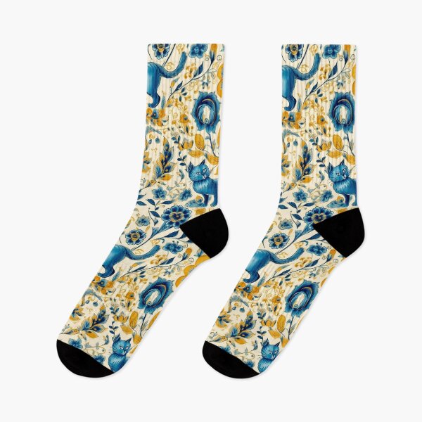 Item preview, Cute Ukrainian Cats Floral Retro Ukraine Pattern designed and sold by SecretDicer.