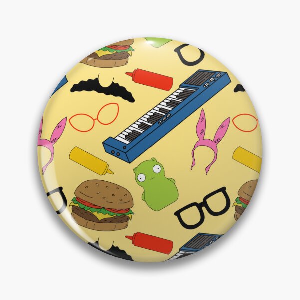 Item preview, Bobs Burgers Inspired Pattern (Yellow) designed and sold by Reba Lou.