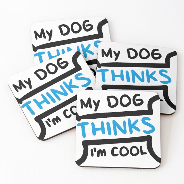 Item preview, dog thinks im cool bone designed and sold by TODD GOLDMAN.