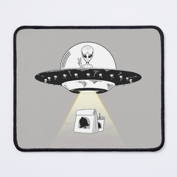 Item preview, Alien Likes Fast Food designed and sold by AMERICANCHEEZ.
