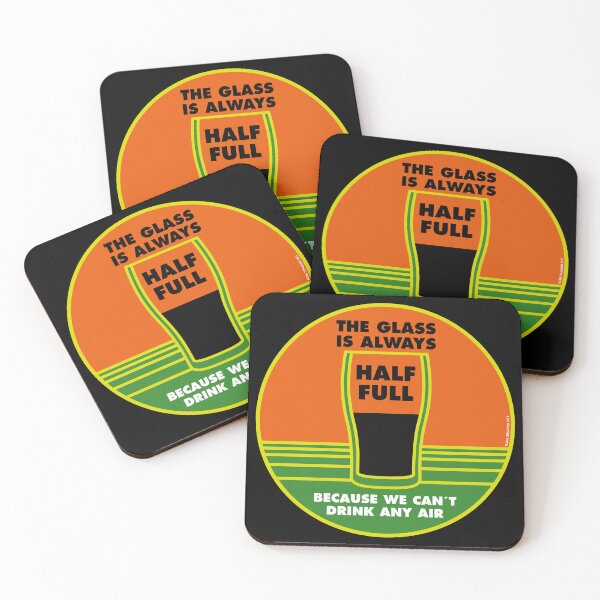 Item preview, The Glass Is ALWAYS HALF FULL designed and sold by TheGraphicPath.