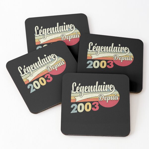 Item preview, Vintage Légendairy Depuis 2003 Original Limited Edition 20 Year Old Birthday Gifts designed and sold by YAHIA-14.