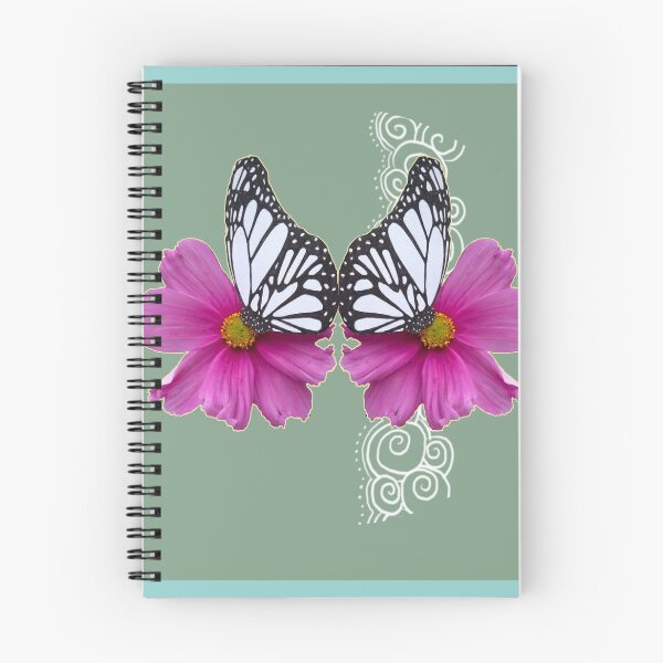 Item preview, Double Butterfly and Flowers Collage designed and sold by Jaraart.